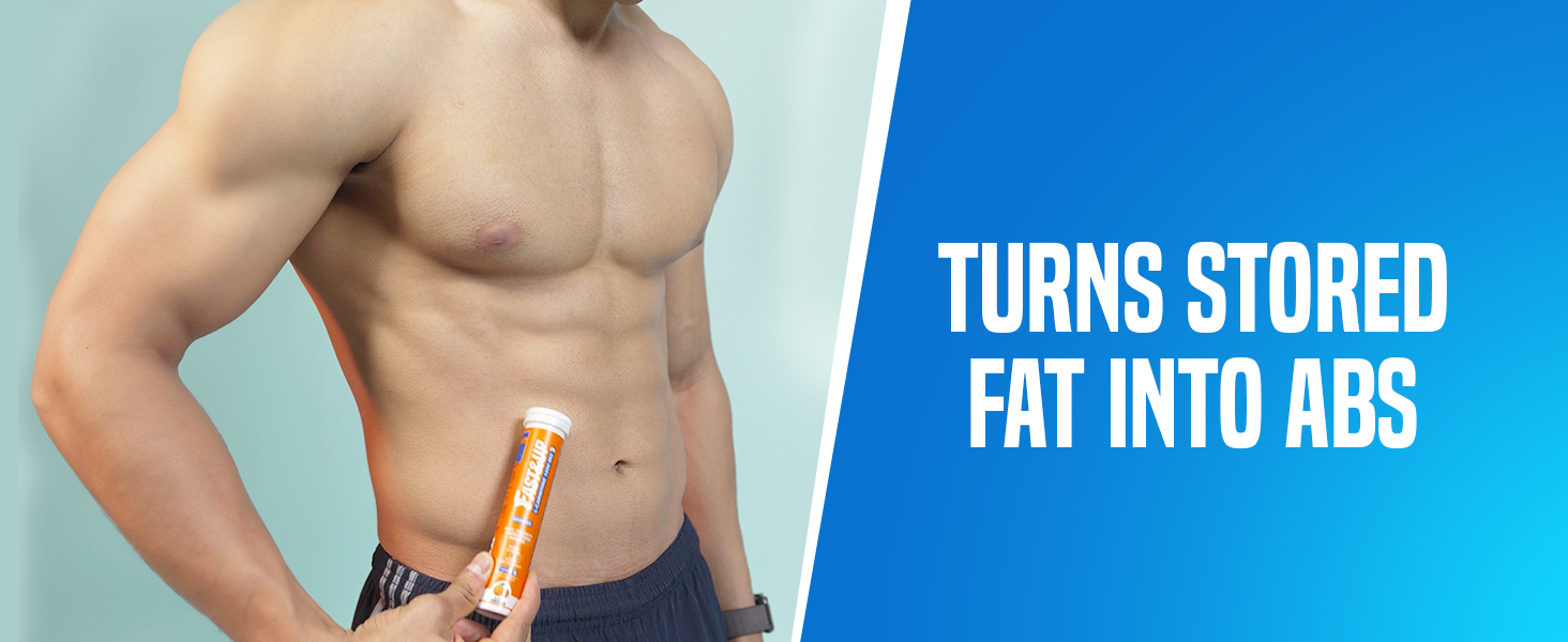 FAST&UP L-Carnitine 2000mg|Supports Weight Loss & Fat Burn|Orange|Pack of 2
