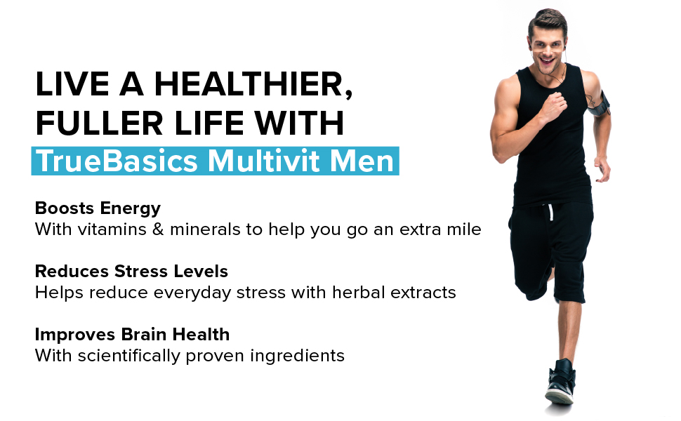 TrueBasics Advanced Multivitamin For Men, 90 Tablets