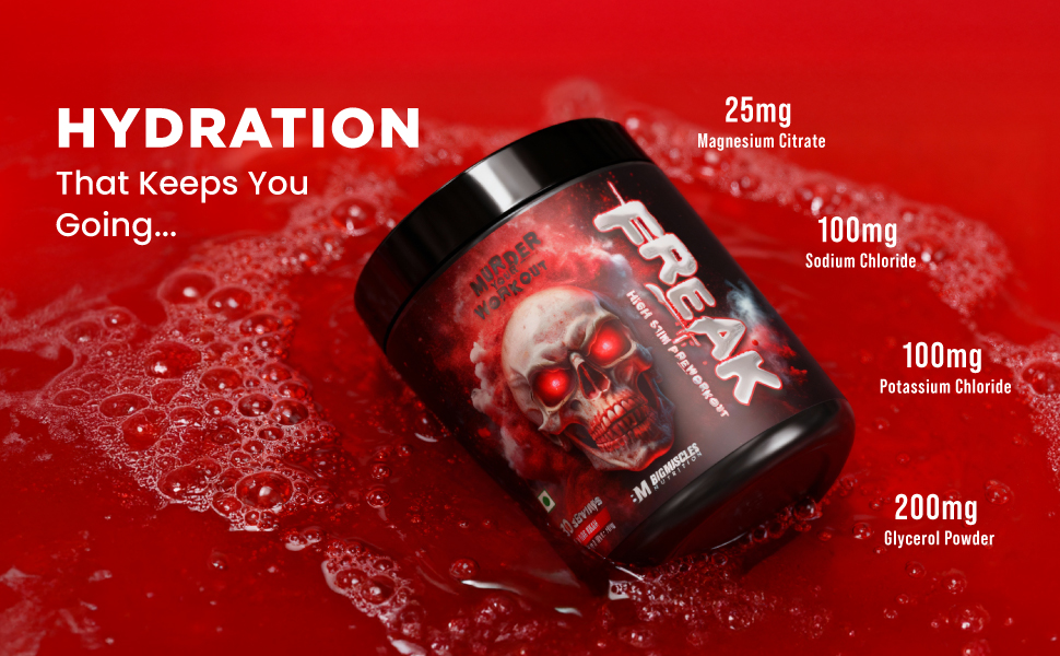 Bigmuscles Nutrition Freak Pre-Workout Sex on the Beach [30 Servings, Pack of 180g powder]