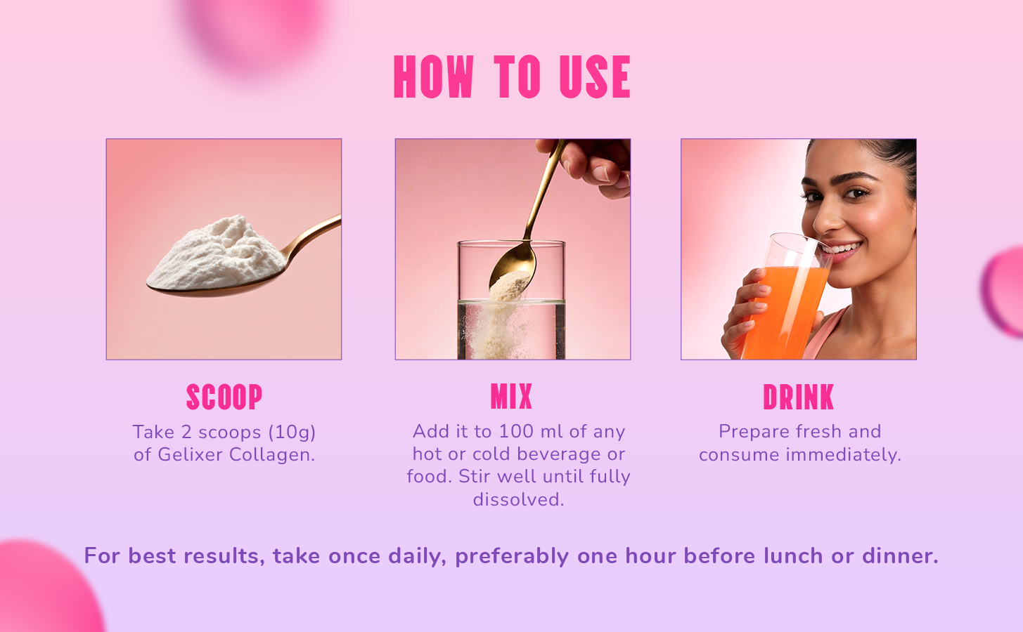 Beauty (Orange Flavour) Collagen Powder 180g, Premium Japanese Marine Collagen Peptide for Youthful Skin, Hair & Nail