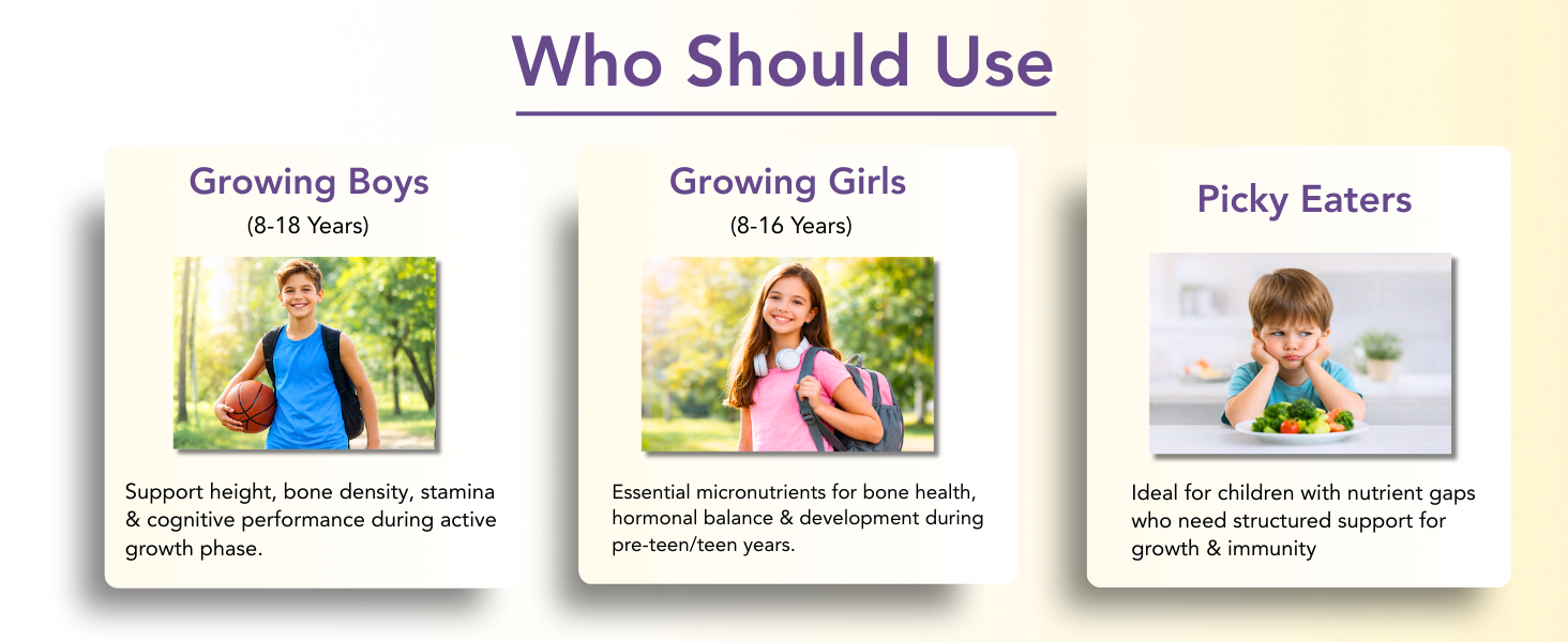 Nutrazen Height Boost - Pack of 2 | Height Growth for Kids, Teens