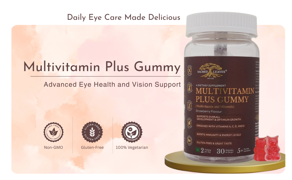 Multivitamin Plus Gummy, 30 Gummies, Strawberry