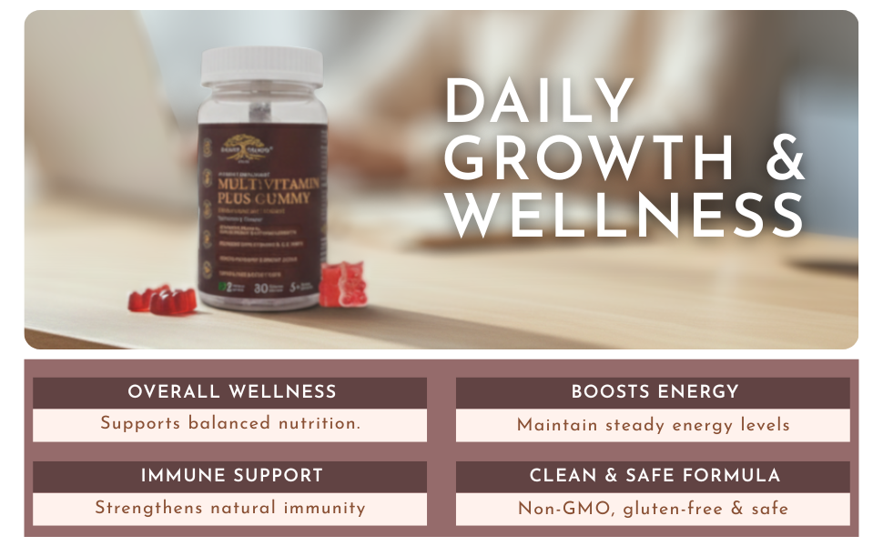 Multivitamin Plus Gummy, 30 Gummies, Strawberry