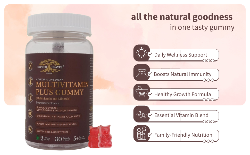 Multivitamin Plus Gummy, 30 Gummies, Strawberry