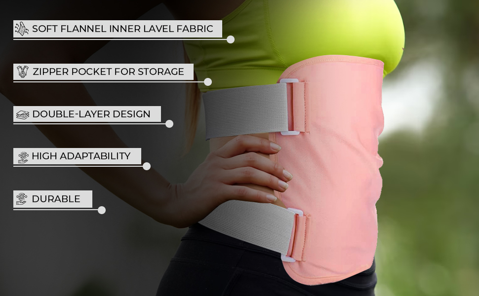 HANNEA® Castor Oil Wrap Pack for Liver Detox, Cotton Flannel & Reusable