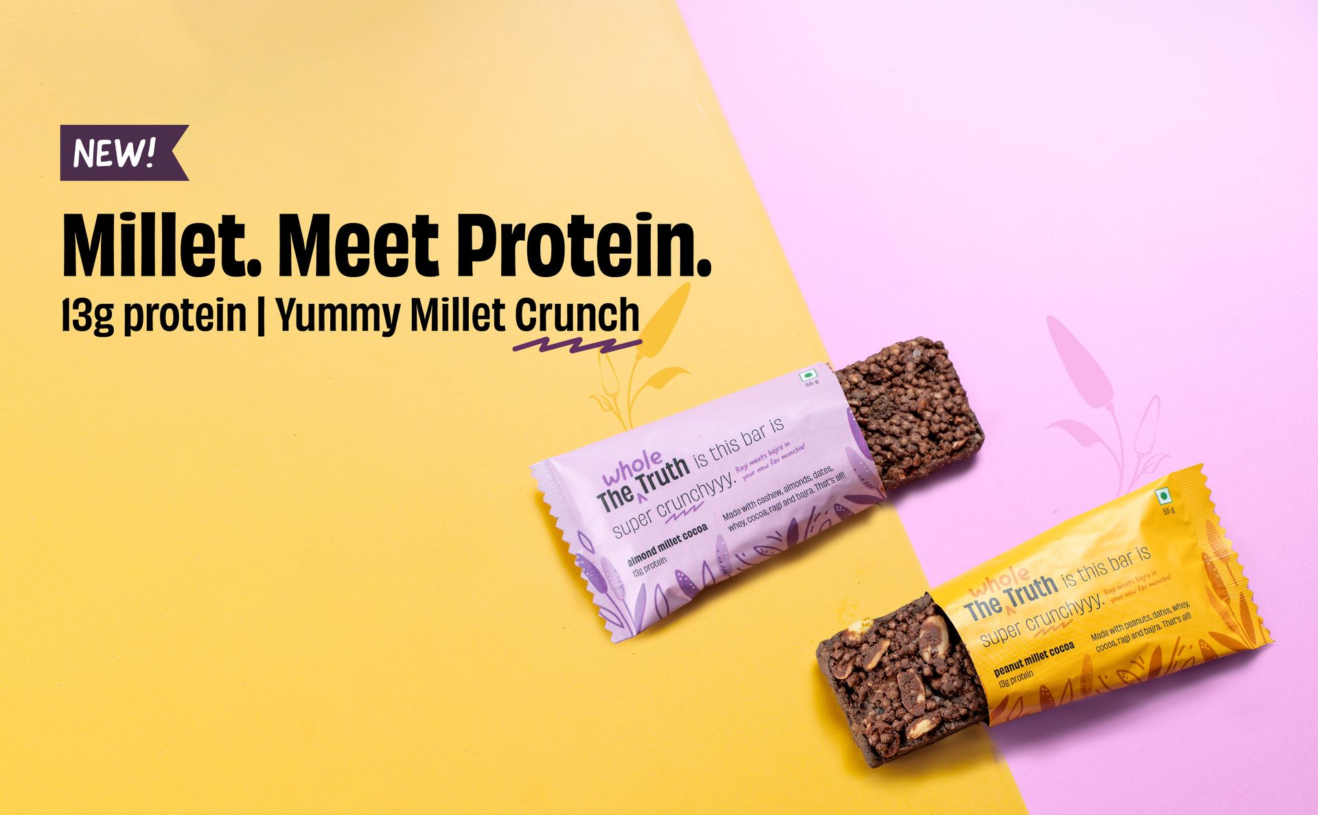 Millet Bars New Range (Almond Millet)