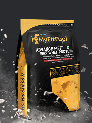 MyFitFuel MFF Whey Protein 80 | 1Kg, 30 Servings (Rich Chocolate Delight)