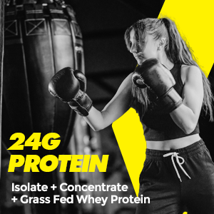Fast&Up Whey Essentials (1.7 lb, 800 g - Rich Chocolate flavour), Whey Protein Isolate + Concentrate Blend with 24g Protein, 5.5g BCAA, 4g Glutamine