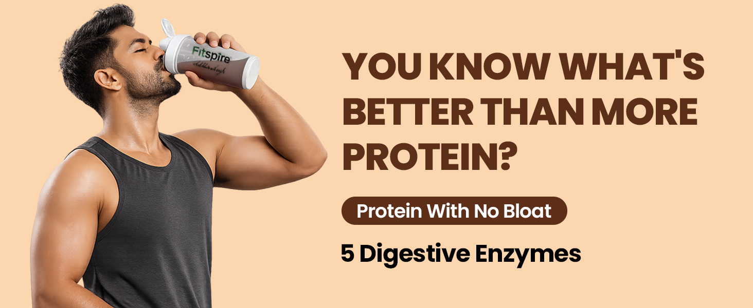 Fitspire Fit Super Pro Whey Protein Powder, Double Rich Chocolate, 2 lbs - 36g Protein per 100g - Whey Isolate & Concentrate - With Crunchy Chocolate Peanut Butter 23g Protein - Enzymes and Probiotics - Supports Muscle Growth and Recovery