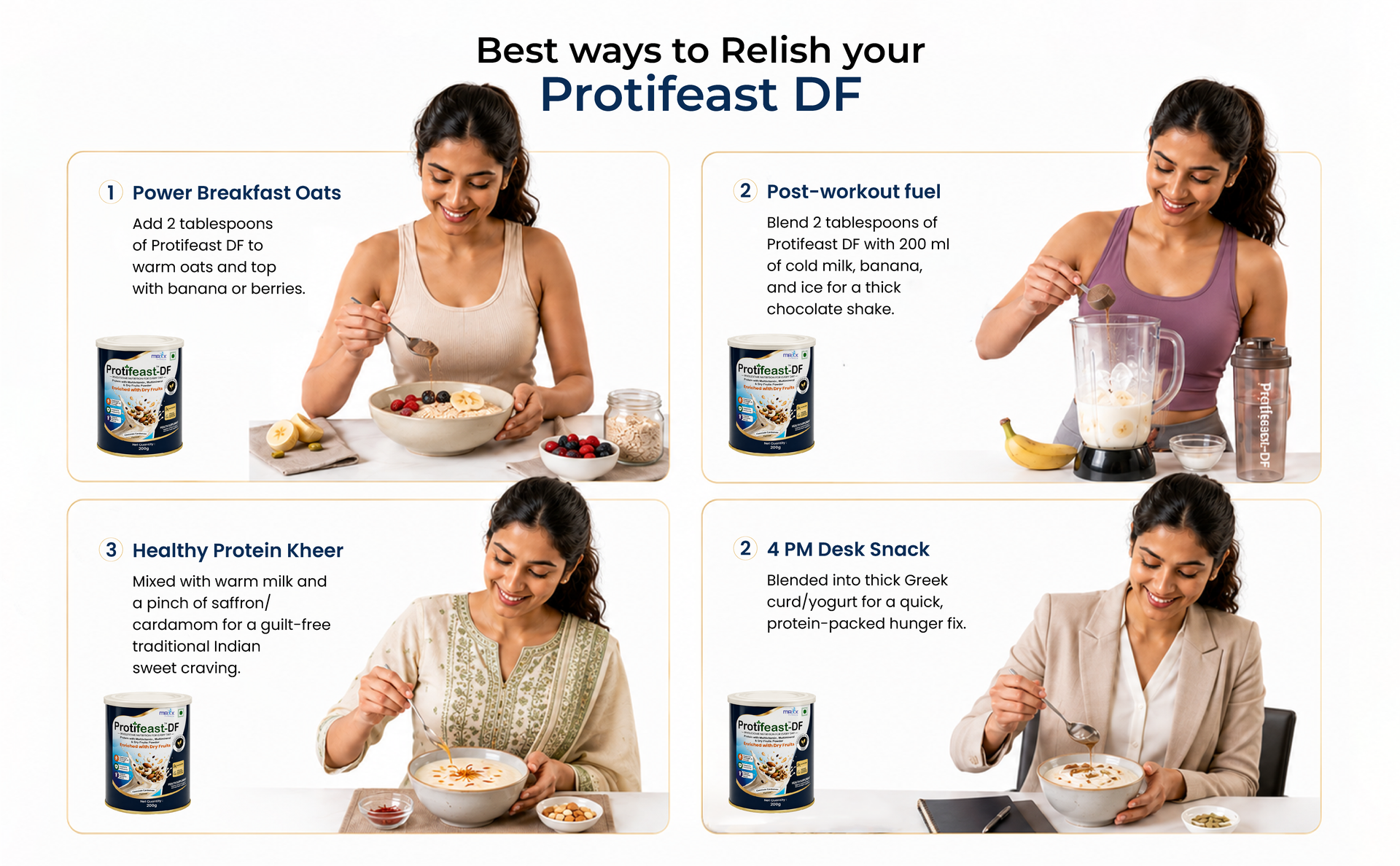 Multivitamin Protein Powder with Dry Fruits