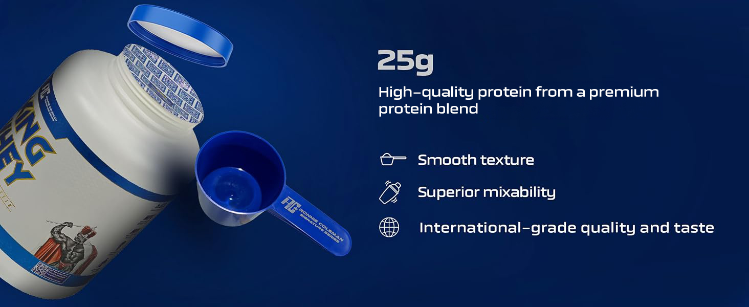 Ronnie Coleman Signature Series King Whey Protein, 2.27kg (5lbs)