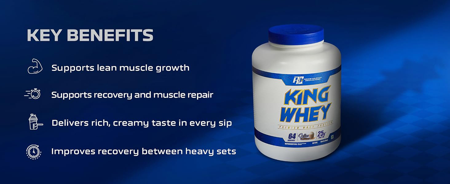 Ronnie Coleman Signature Series King Whey Protein, 2.27kg (5lbs)
