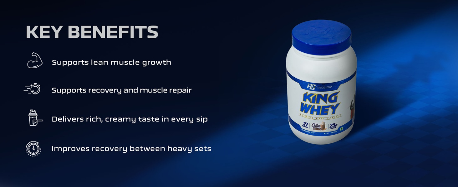 Ronnie Coleman Signature Series King Whey Protein, 907g (2lbs)