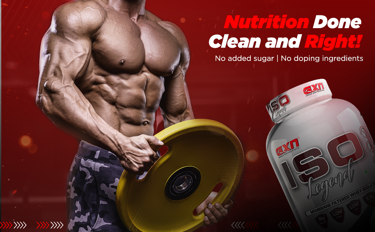 Greenex Nutrition (GXN) Iso Legend 2 kg Whey Protein Powder | 30g Protein | Whey Protein Isolate | Lean Muscle Gain | Mango Alphonso | Low Carb & Fat | 58 Servings