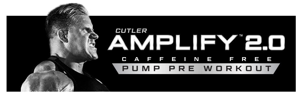 Cutler Nutrition Amplify Caffeine Free Pre Workout for Men and Women Stimulant Free Muscle Pump Enhancer with Arginine, Coconut Water, and L-Citrulline, 40 servings (Strawberry Freeze)