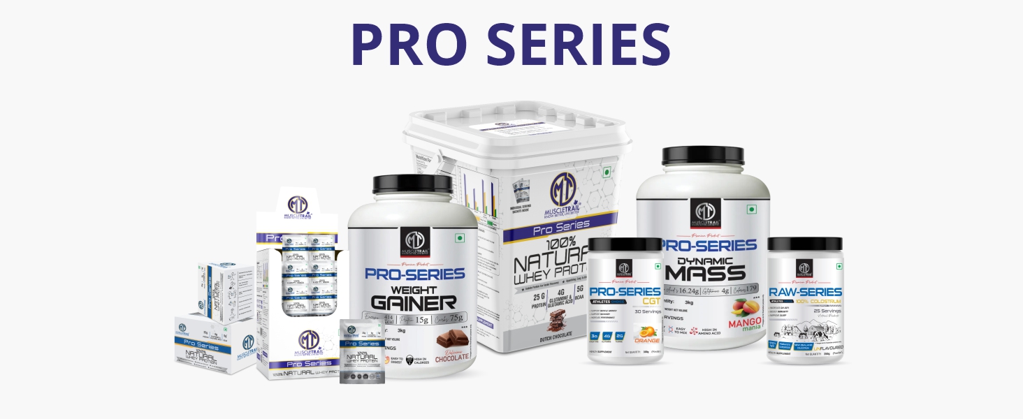 MuscleTrail Pro Series Whey Protein, 50 Pouches, 25g Protein, Isolate Source, Low Carb, 4g Glutamine & Glutamic Acid, 5g BCAA (1.79kg, Dutch Chocolate)
