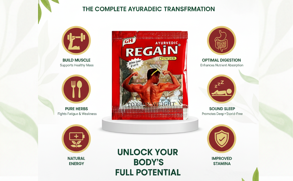 Regain ayurvedic powder (20 sachets)
