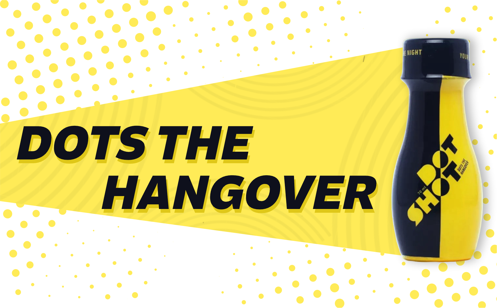 DOT SHOT Anti Hangover Shot for After Party Recovery | 100% Vegan Liver Detox Drink | Clinically Proven Shots with Turmeric, Vitamins & Electrolyte | No Side Effects | Pack of 2