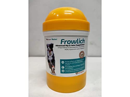 Frowlich Advanced Hip and Joint Supplement 40 Tablets- Unique Blend of Glucosamine, Chondroitin, MSM, Hyaluronic Acid & Vitamin C for Joint Support & Mobility – Tablets