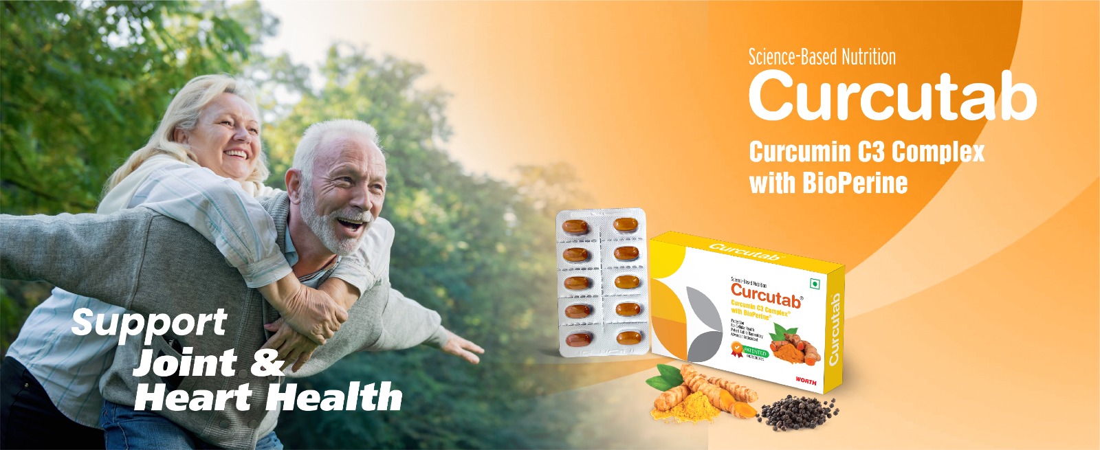 Curcumin C3 Complex Capsules with Piperine (BioPerine) | Multivitamin Supplement for Men , Women & Adults | Patented Formula – 475mg Curcumin & Black Pepper | Fights Inflammation, Relieves Joint Pain | 1x10 Tablets (Pack of 2)