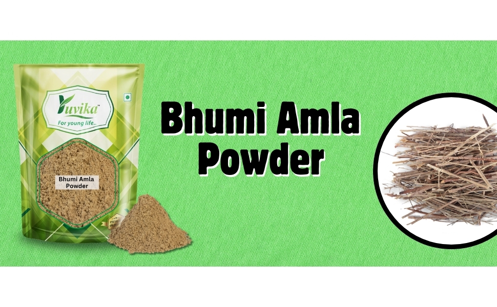 Yuvika Bhumi Amla Powder - Bhoomi Powder- Phyllanthus Niruri - Fillanto Niruhi 100 Grams