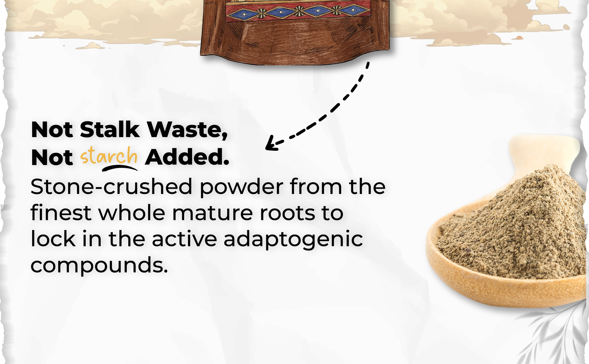 Ashwagandha Powder I Stone Crushed I Pure and Potent I No Chemicals or Additives I Pack of 1 (100 g)