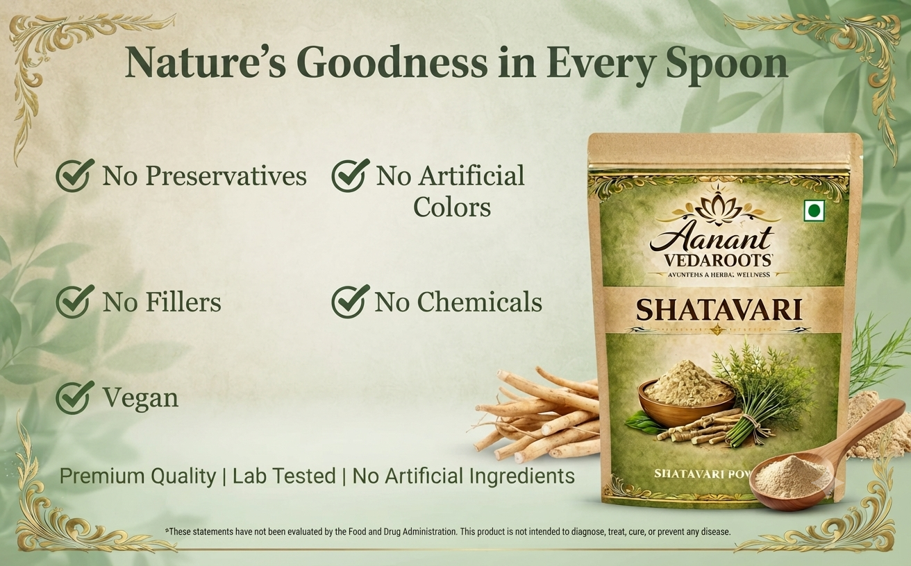 Shatavari Root Powder | Pure Ayurvedic Herbal Powder | Women Wellness Support | 100g