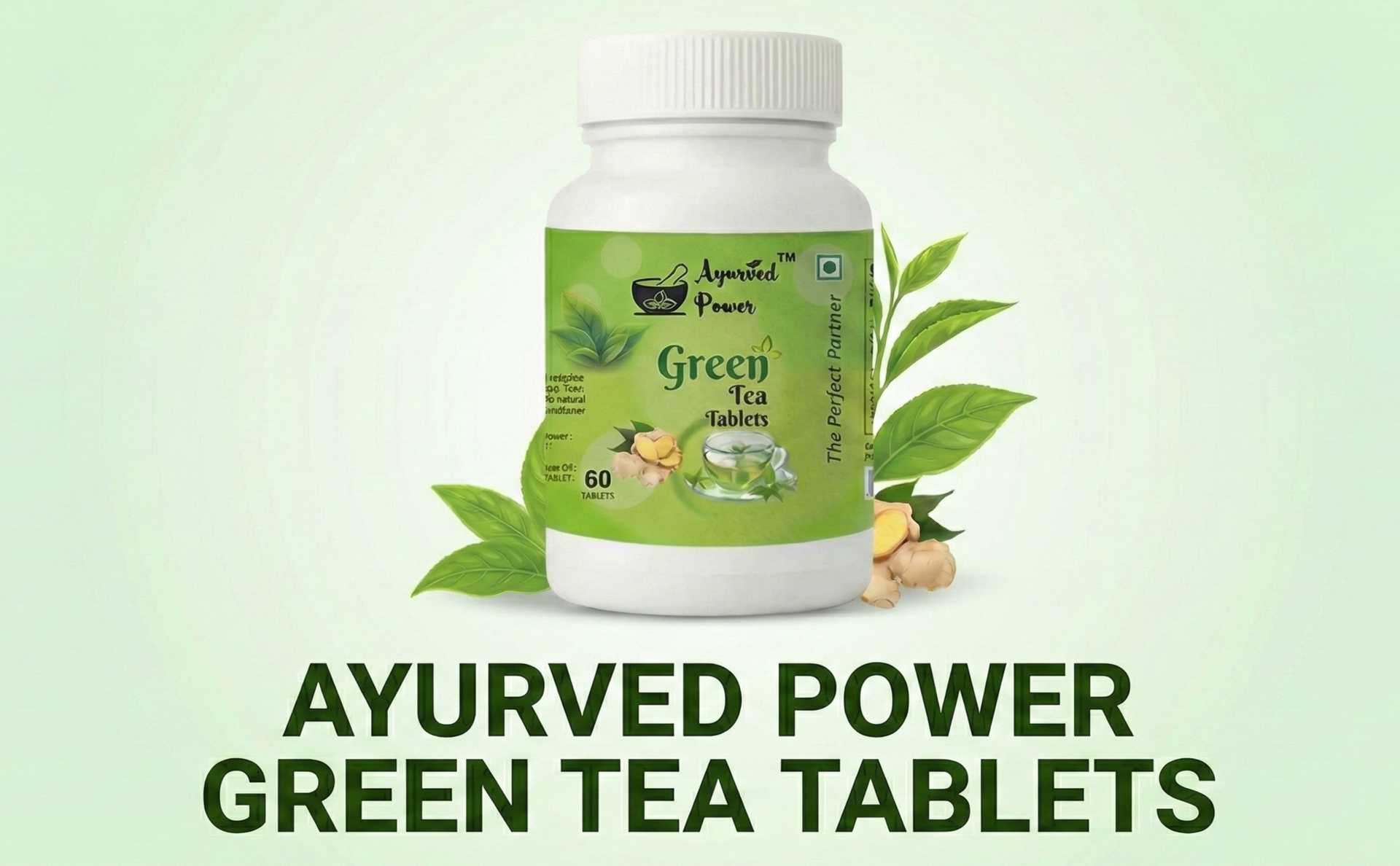 Green tea tablet for Weight Loss | Supports Weight Management & Metabolism | Supports Active Lifestyle & Daily Wellness | Green tea Extract | Fat Burner tablet | 60 tablets - Pack of 1