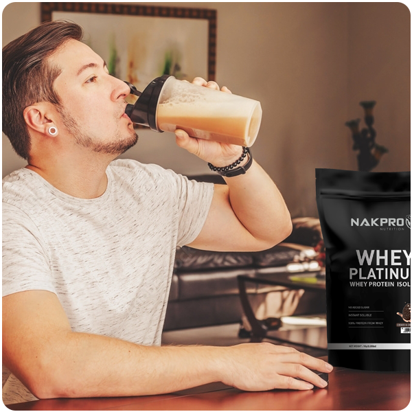 NAKPRO NUTRITION Platinum Whey Protein Isolate | 500g Chocolate Cream | 28g Protein| Trustified Certified