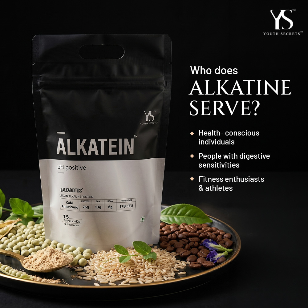 Alkatein Vegan Plant Protein Powder (Coffee) - 630g | Non-Bloating Pea & Brown Rice Blend | With Digestive Enzymes & Probiotics | Alkaline Formula for Gut Health & Recovery | Sugar-Free, Keto Friendly