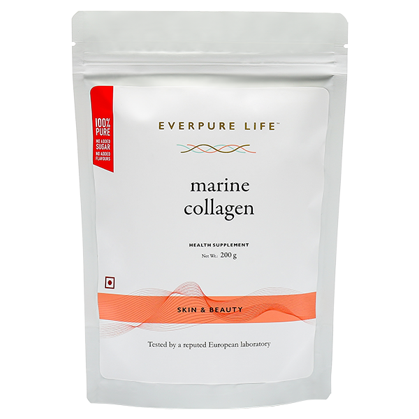 Skin & Beauty Marine Collagen Powder (300g) | Hydrolysed Korean Supplement Peptides for Glowing Skin, Healthy Hair & Nails | No Added Sugar & Unflavoured | For Men & Women