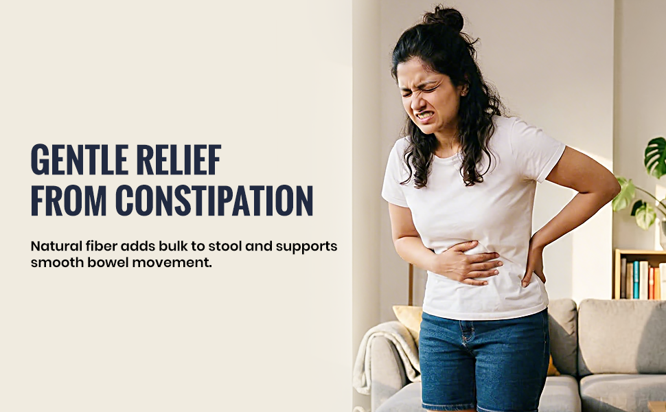 Isabgol Psyllium Husk Powder 100g | Natural Fibre Supplement for Healthy Digestion & Regular Bowel Movement | Sugar Free | Gluten Free | Vegan