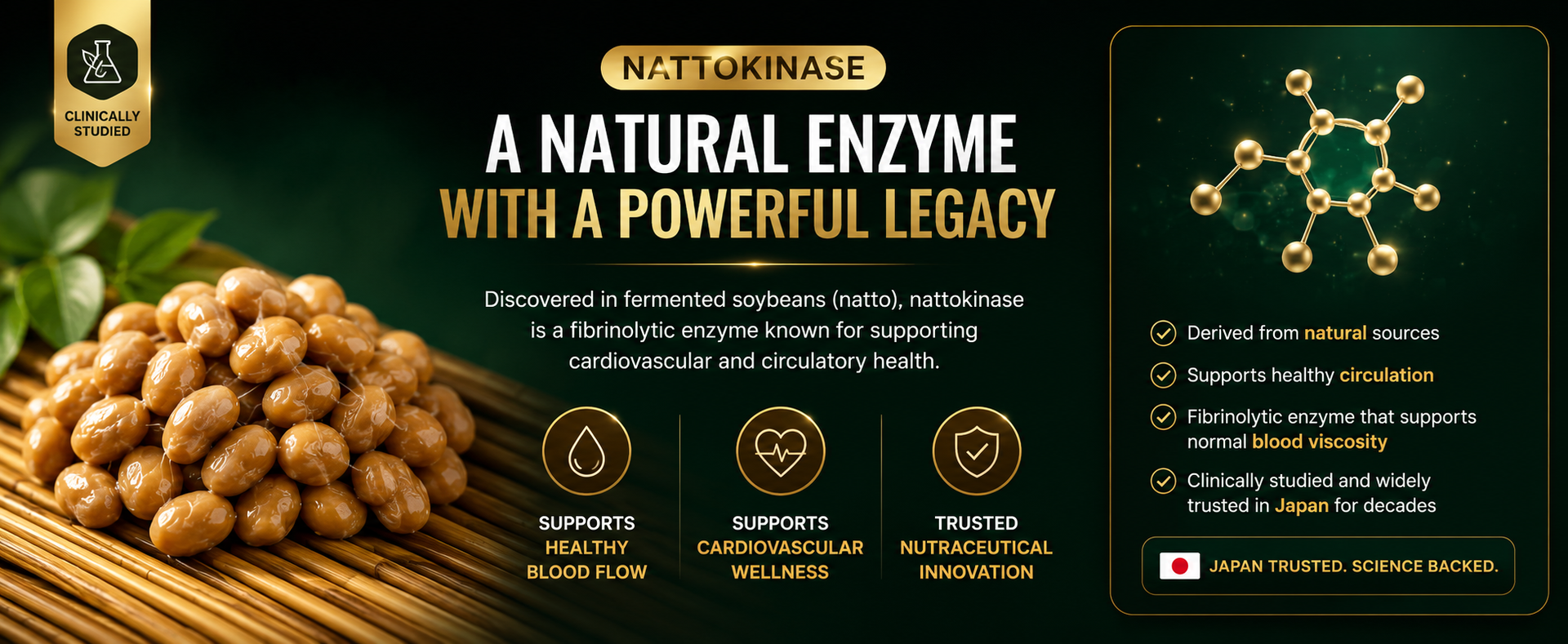 Nattokinase supplement by Nutramito, 100mg (2000 FU), 60 Vegetarian Capsules, Natural Enzyme Supplement for Heart Health, GMP Certified Supports Heart Health & Smooth Circulation