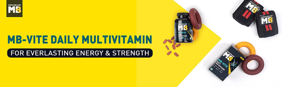 MuscleBlaze MB-Vite Daily Multivitamin, 60 Tablets