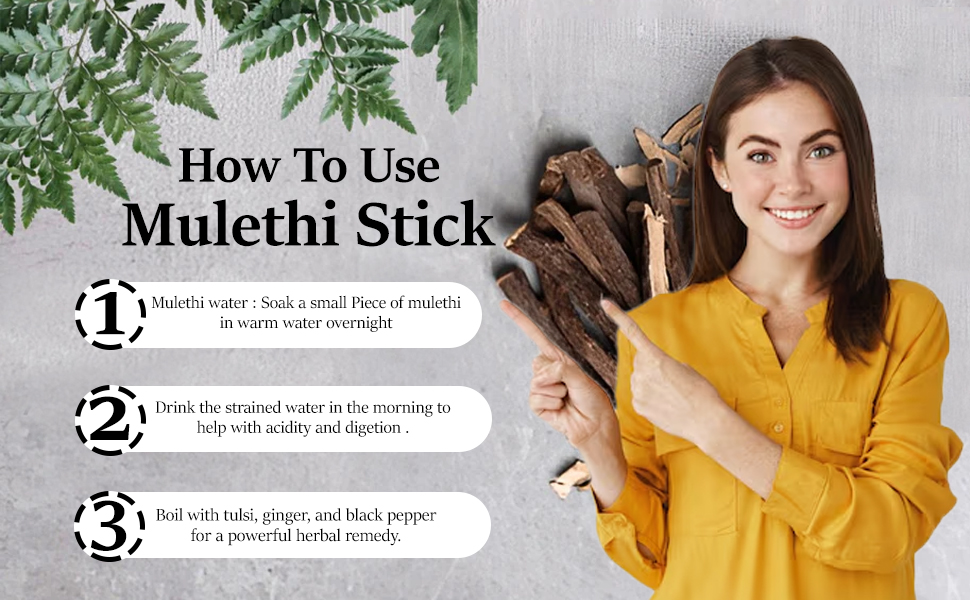 Herbal Supplemtent for Overall Wellness (250 g (Pack of 1), Mulethi Stick)