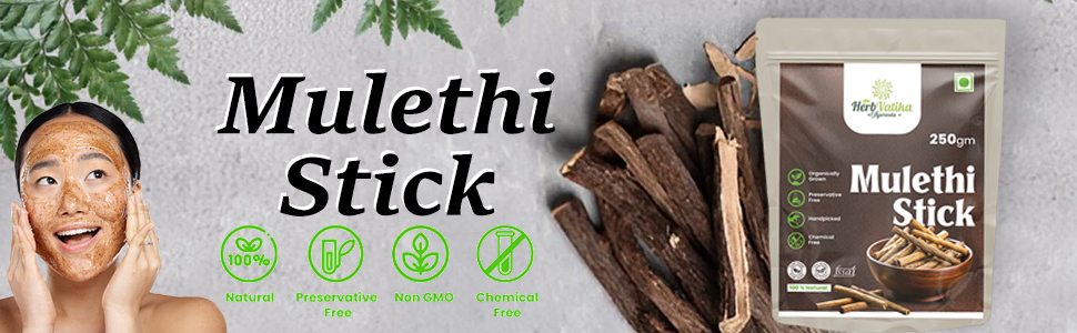 Herbal Supplemtent for Overall Wellness (250 g (Pack of 1), Mulethi Stick)