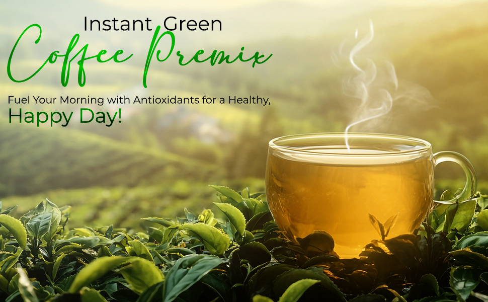 Sunova Slim Koffee - Instant Green Coffee Premix - Powerful Antioxidant, Aids Weight Regulation