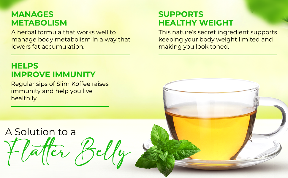 Sunova Slim Koffee - Instant Green Coffee Premix - Powerful Antioxidant, Aids Weight Regulation