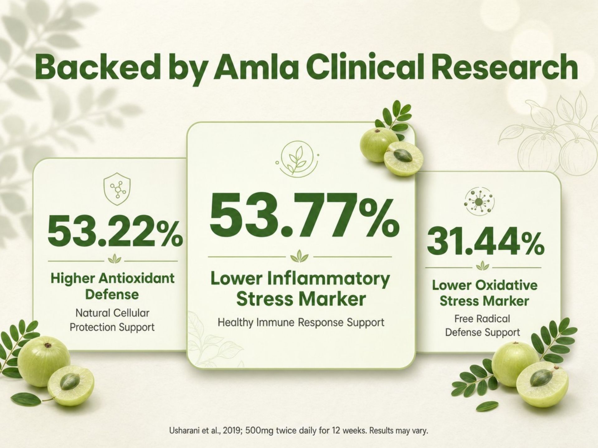 Amla Capsules 1000mg 40% Tannins Standardized Amla Extract