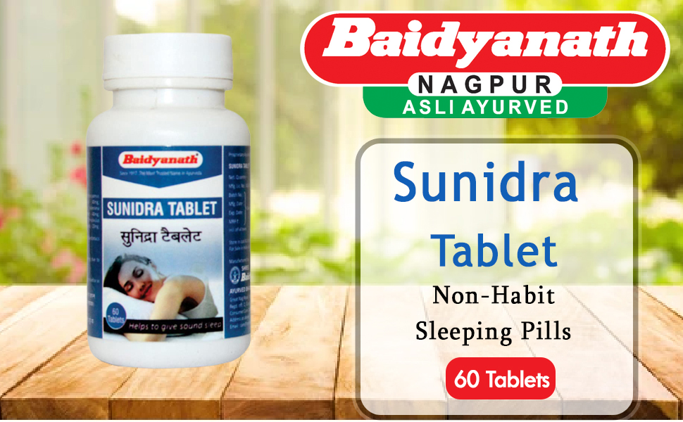 Baidyanath Asli Ayurved Sunidra 60 Tablets - (Pack of 5)