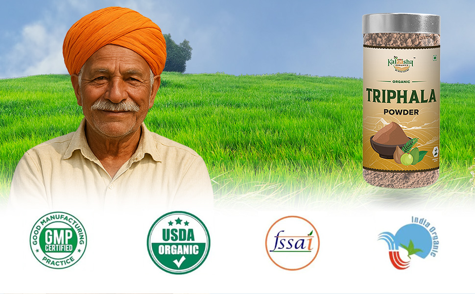 Organic Triphala Powder Ayurvedic Digestive Churan 260gm
