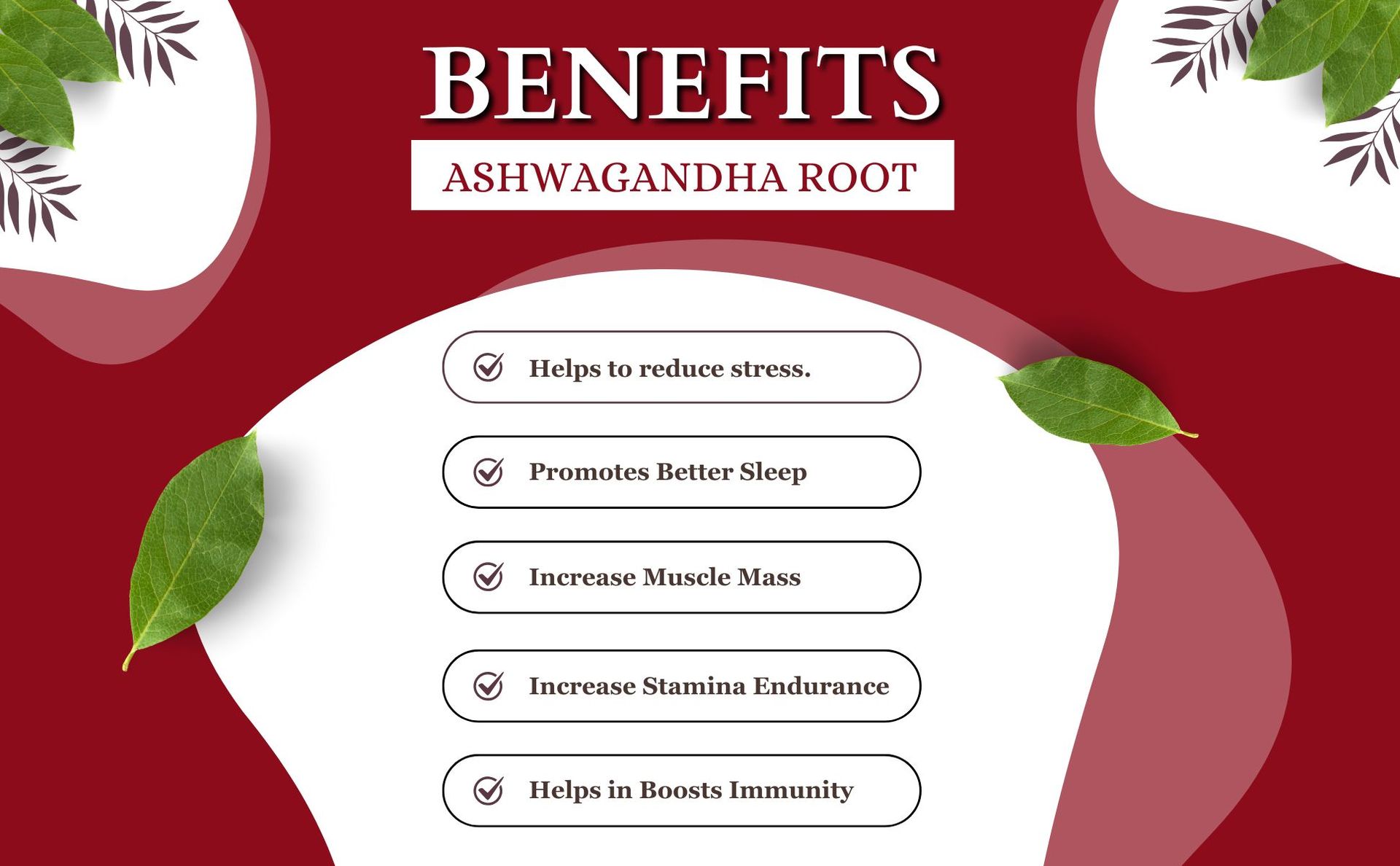 BIRJU MAHAVIR Ashwagandha Root, 1 Kg, Natural (BMKB-303)