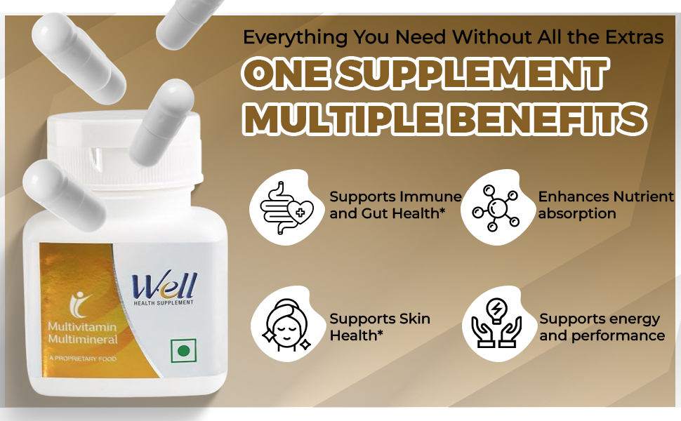Modicare Well Multivitamin Multimineral Capsule, 30 Count