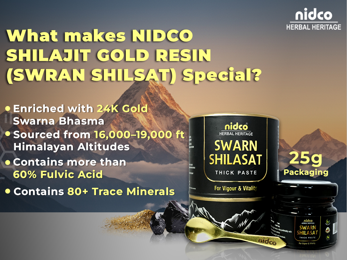 Pure Shilajit Gold Resin (Swarn Shilasat) 25g | With Swarn Bhasma | High Fulvic Acid | Himalayan Ayurvedic Resin for Strength, Vigour & Vitality