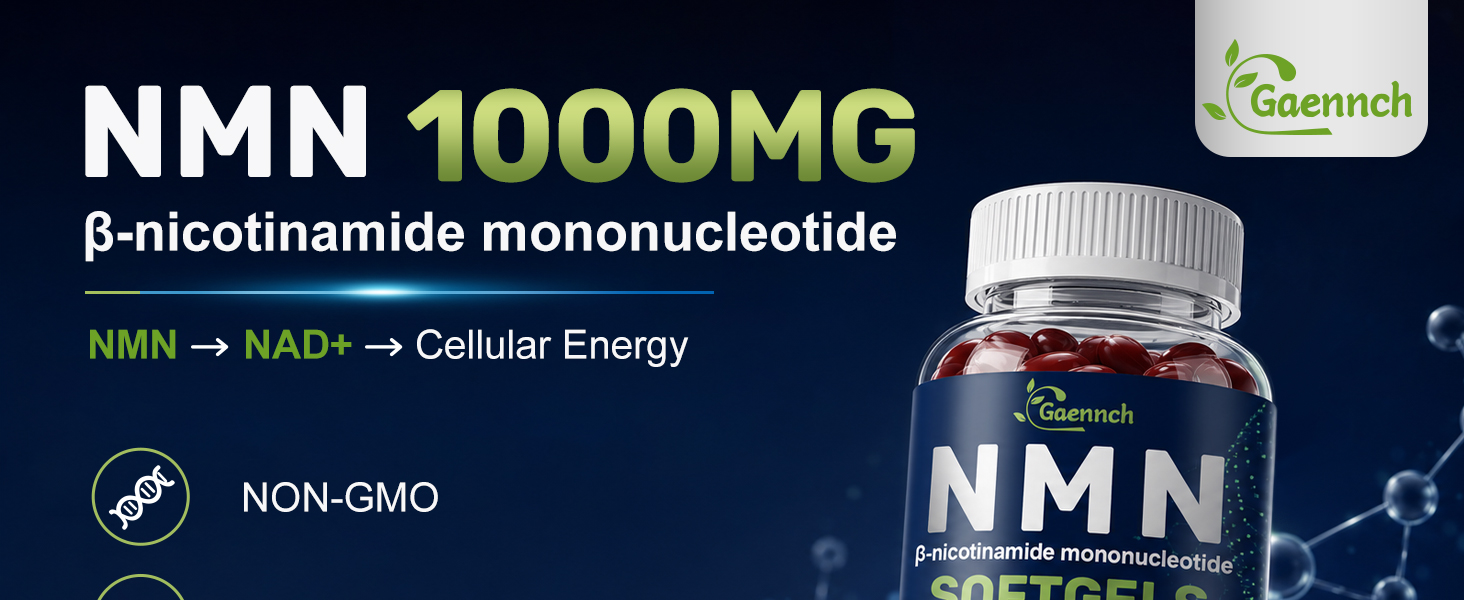 NMN Supplement Complex 1000mg Per Serving, 150 Softgels