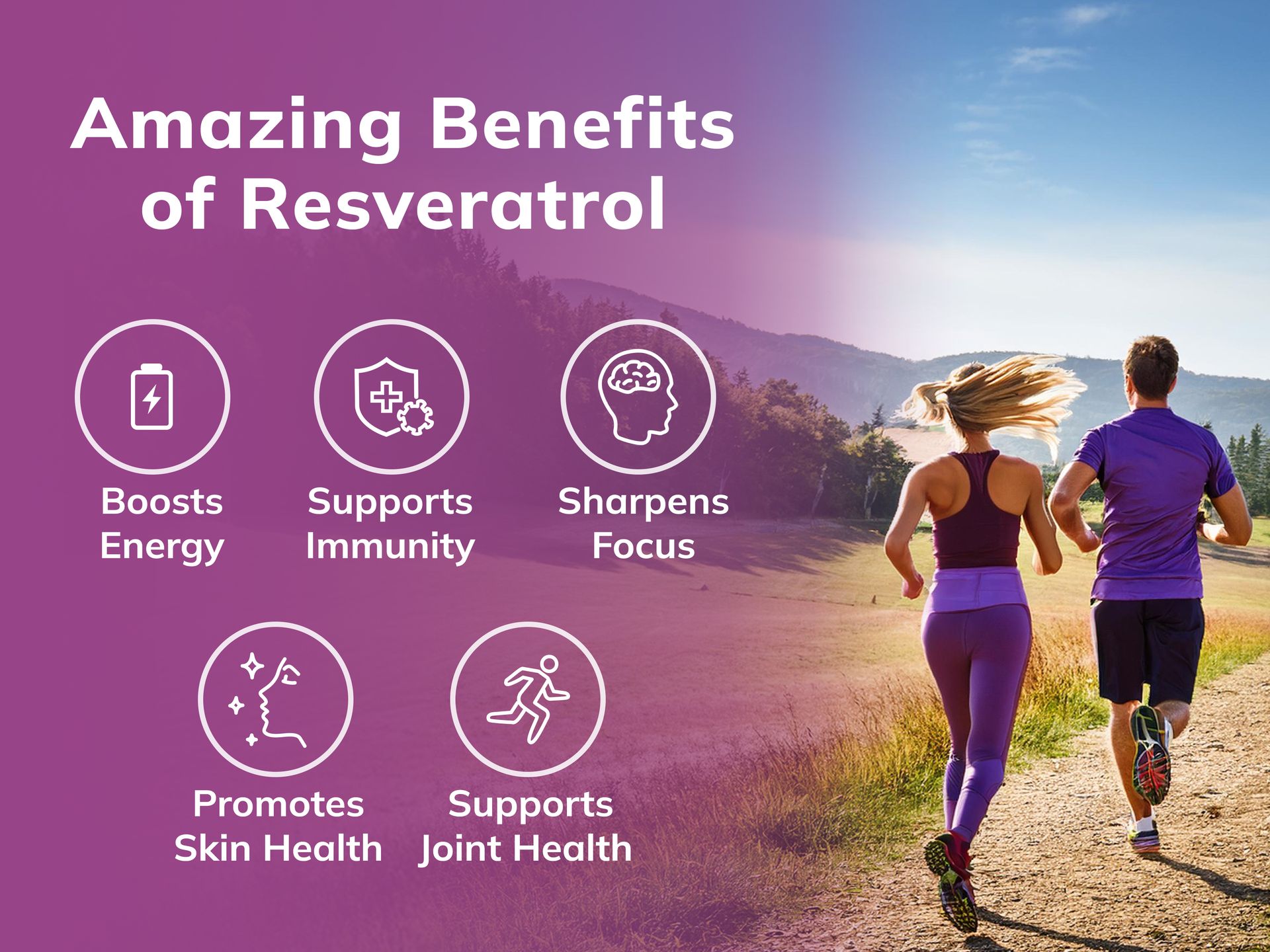 100% Natural Resveratrol Supplement - 1000mg Per Serving - 180 Capsules