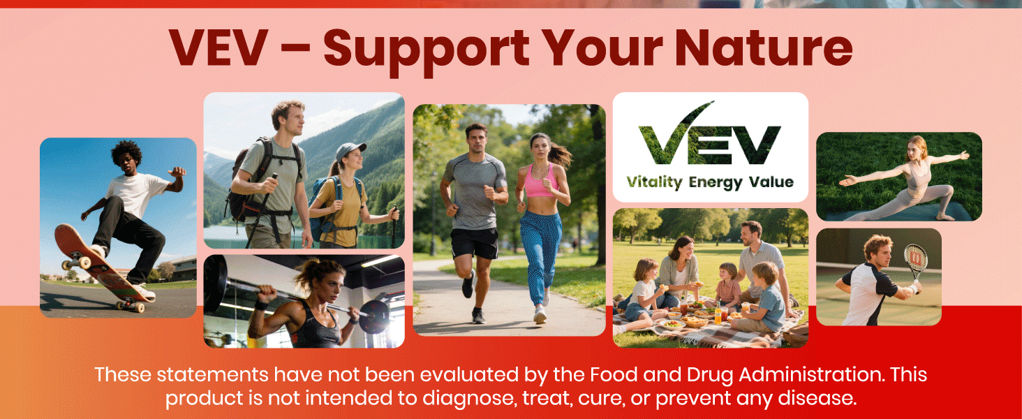 VEV Berberine Supplement with Ceylon Cinnamon, Cayenne Pepper, 120 Capsules