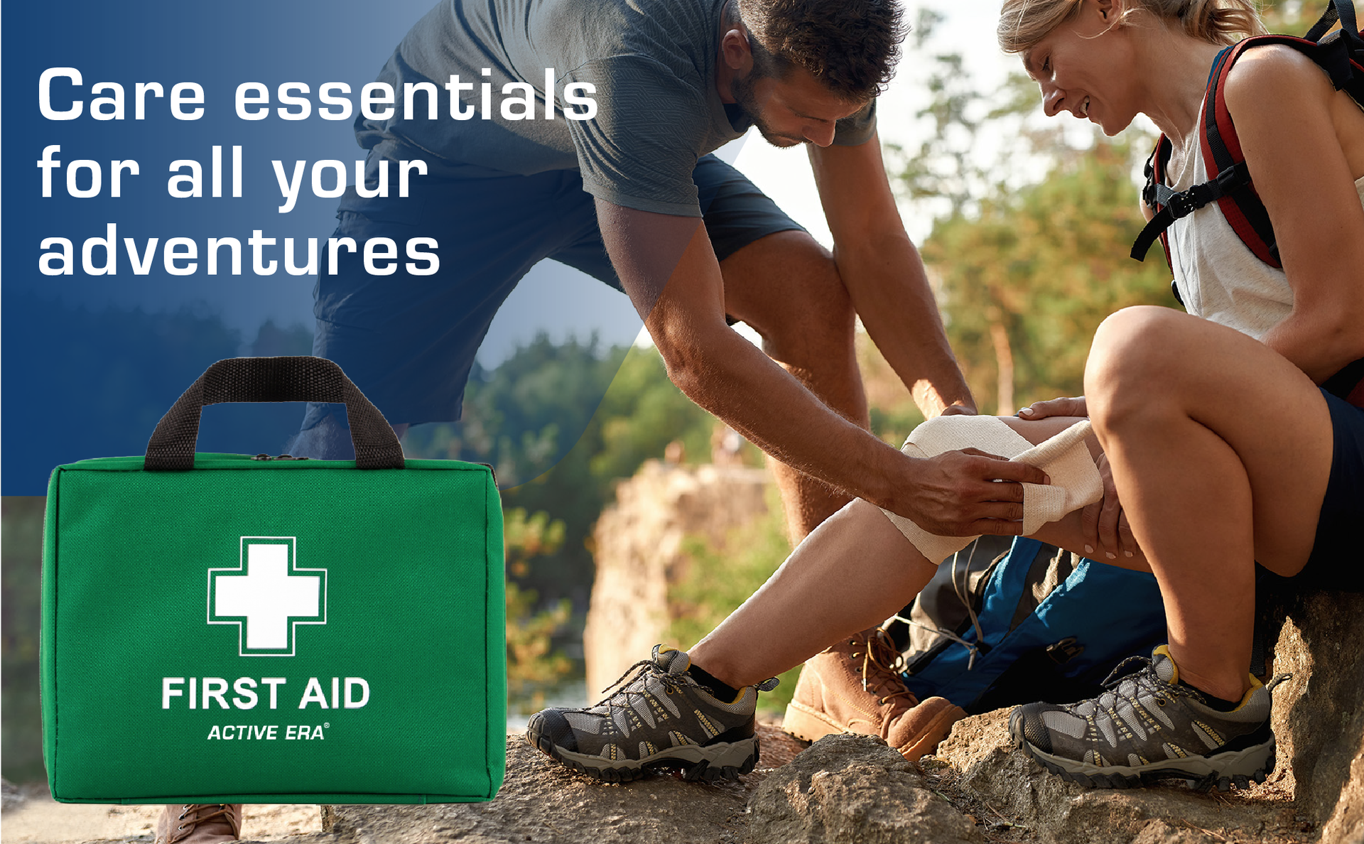 220 Piece Premium First Aid Kit Bag - Includes 2 x Cold (Ice) Packs and Emergency Blanket for Home, Office, Car, Caravan, Workplace, Travel and Sports
