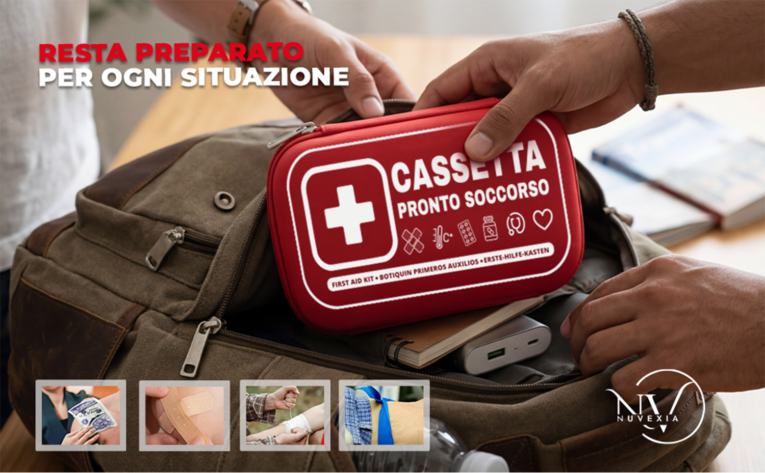 First Aid Kit 300 Accessories | Waterproof First Aid Kit | First Aid Kit Hard and Portable for Car, Home, Travel, Sport, Camping and Business