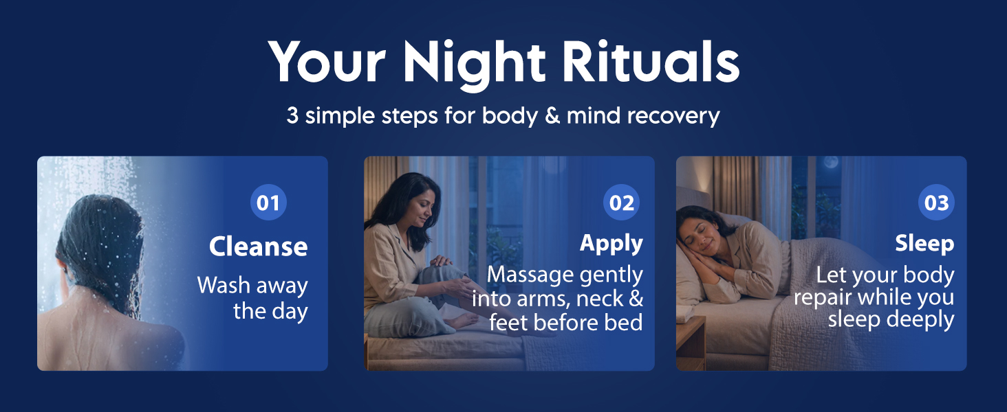 Clensta Sleep Lotion with 0.3% Melatonin & 10% Magnesium | Lavender & Chamomile Oil For Deep & Restful Sleep | Relaxes Muscle, Post workout & Reduces Signs of Aging | 250 ml